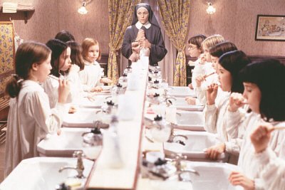 teeth brushing scene from Madeline