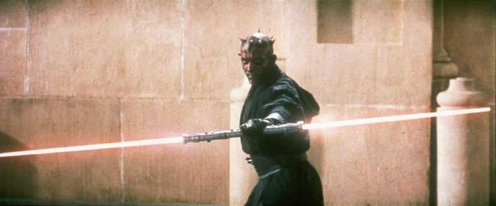 Darth Maul and his Double Light Saber