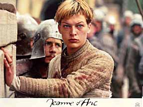 Milla Jovovich as Jeanne (Joan of Arc) in The Messenger:  The Story of Joan of Arc