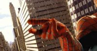 Spider-Man shoots his web