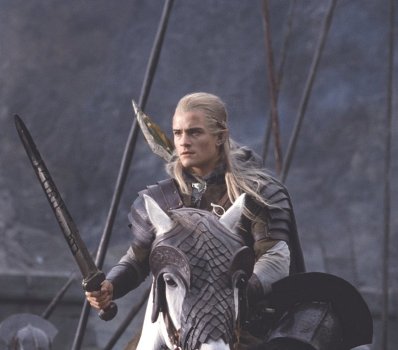 Legolas Greanleef in The Lord of the Rings:  The Two Towers
