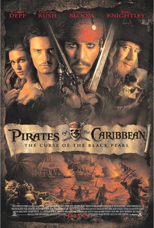 poster from Pirates of the Caribbean:  The Curse of the Black Pearl