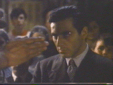 Michael Corleone...look at his cold, evil eyes